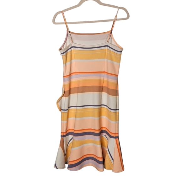 Bar III Samba Striped Ruffle Dress - Picture 7 of 8